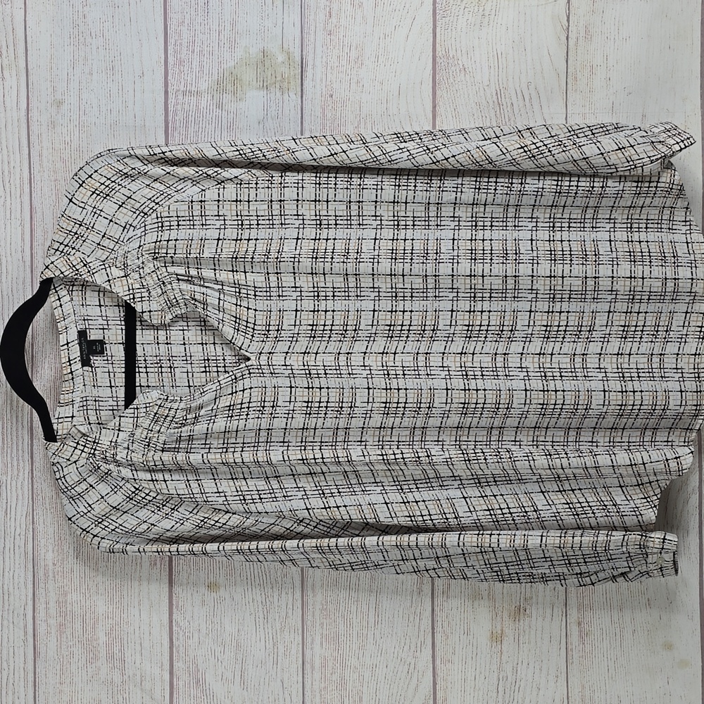 Ann Taylor V neck long sleeve top sz XL